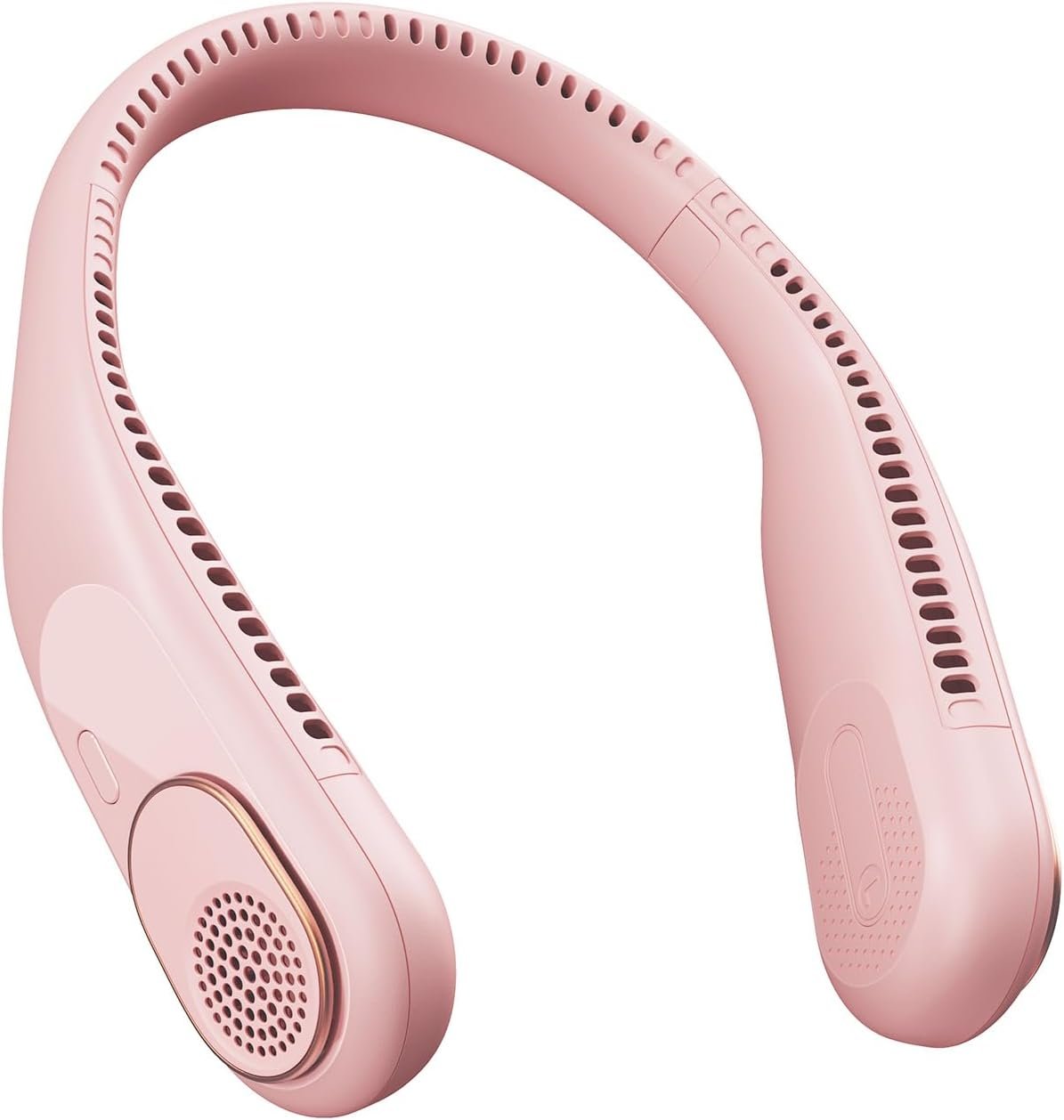 Portable neck fan bladeless personal fan with 4 speeds quiet wearable no hair twist for travel gifts