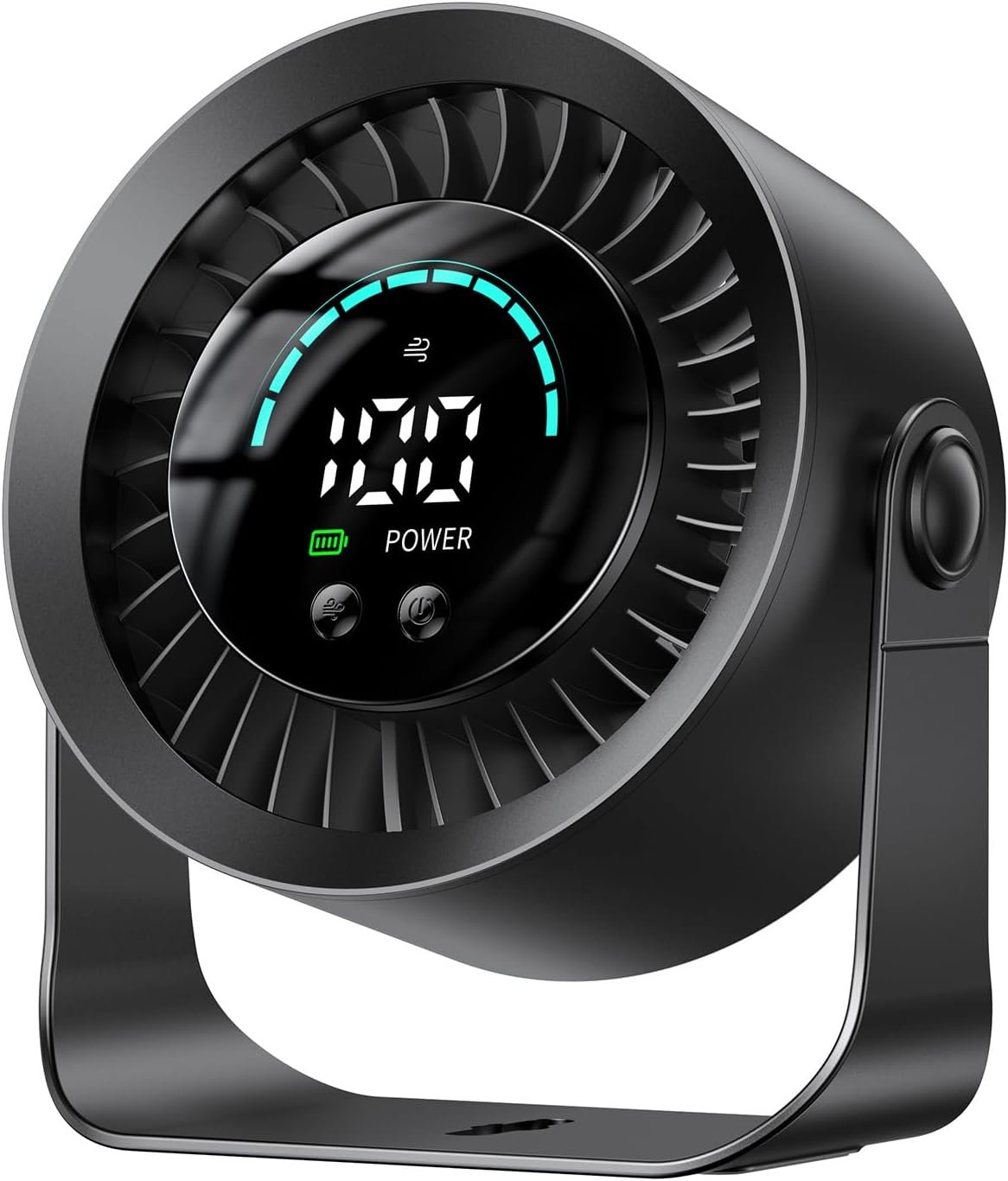 Rechargeable Desk Fan with Dual Power Source