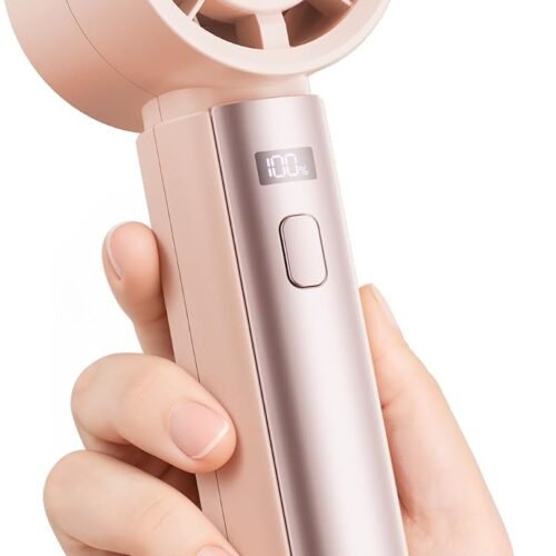 Small USB handheld personal fan powerful high speed turbo cooling USB rechargeable mini portable fan for travel outdoor summer gifts
