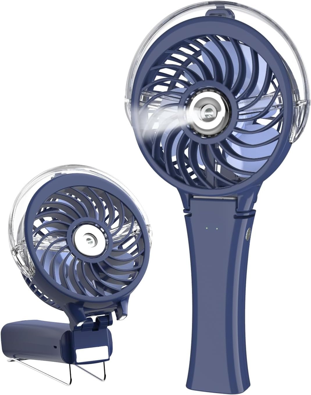 Upgraded portable handheld misting fan rechargeable personal mister fan spray water mist fan mini cooling hand fan for summer beach travel concerts gifts