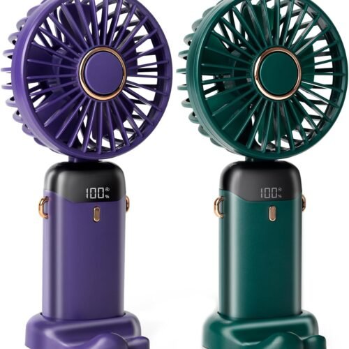 2 Pack Portable Handheld Fan