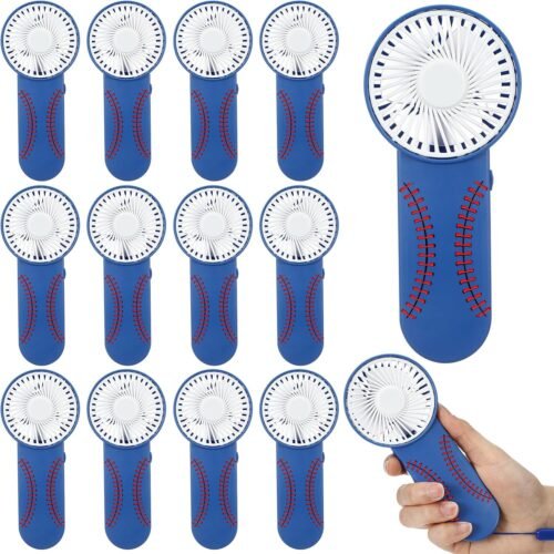 Mini USB handheld fan bulk small personal fan with lanyard for team gift game outdoor sport party favors